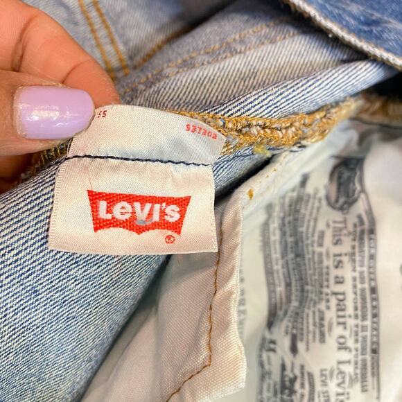 NWT Premium Big  E Raw Hem Shorts Button Fly High Rise Distressed Festival 28 - Picture 2 of 14